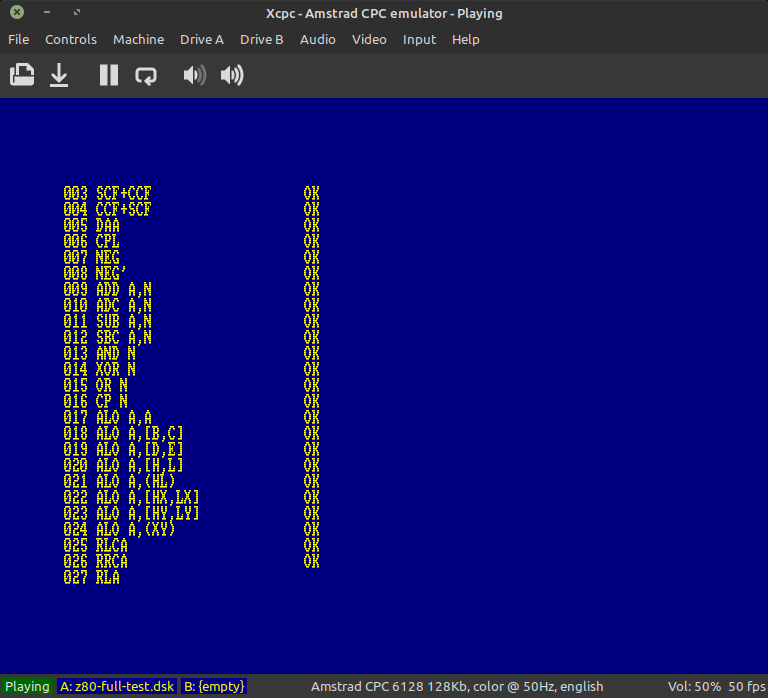 Z80 full test